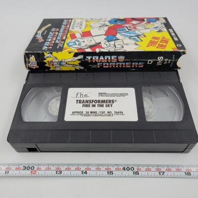 ORIGINAL TRANSFORMER VHS- FIRE IN THE SKY