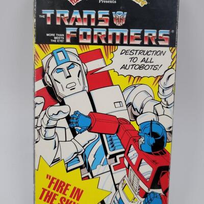 ORIGINAL TRANSFORMER VHS- FIRE IN THE SKY