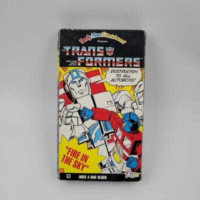 ORIGINAL TRANSFORMER VHS- FIRE IN THE SKY