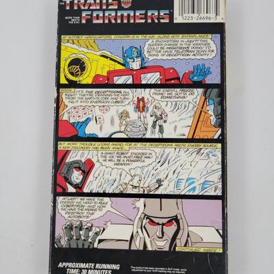 ORIGINAL TRANSFORMER VHS- FIRE IN THE SKY