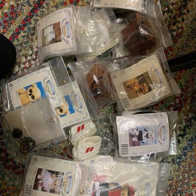 Lot of Treasured Toggery outfits shoes fishing baskets