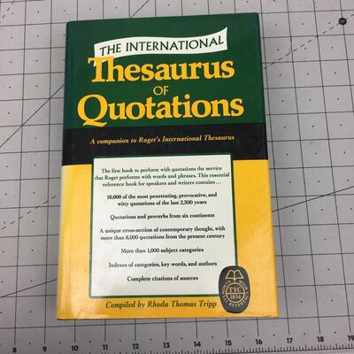 Thesaurus of Quotations