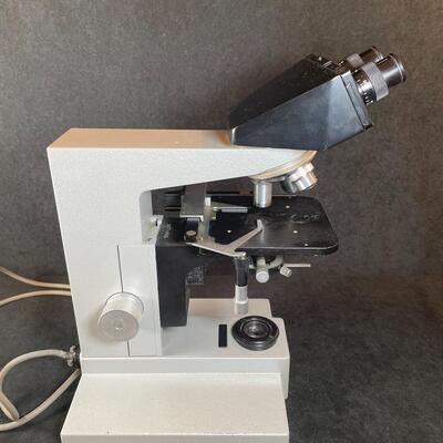 Lot 77  Leitz Wertzlar Laboratory Binocular Microscope