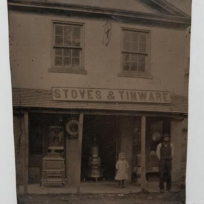 FULL PLATE TINTYPE - STOREFRONT