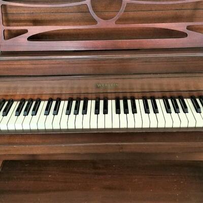 Lot #94  Werlein Student Piano with bench