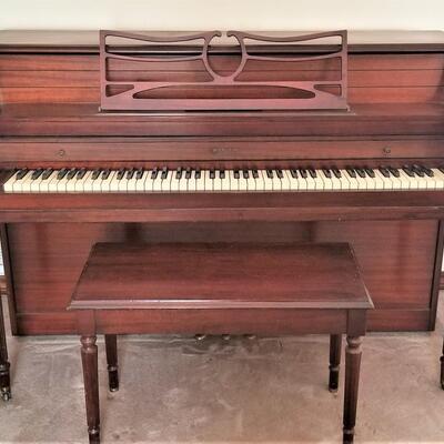 Lot #94  Werlein Student Piano with bench
