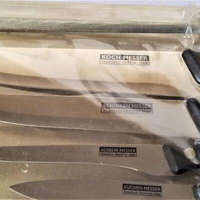 Lot #98  6 piece Koch Messer kitchen knife set - never used
