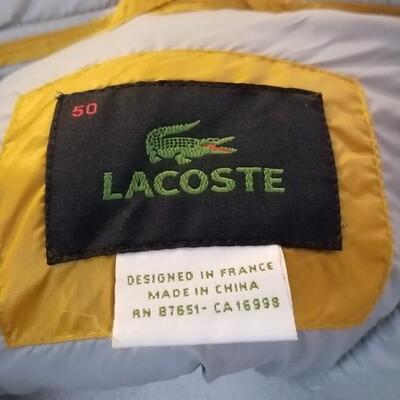 Lot #100  LACOSTE Puffy Jacket - Great condition.  Size 8