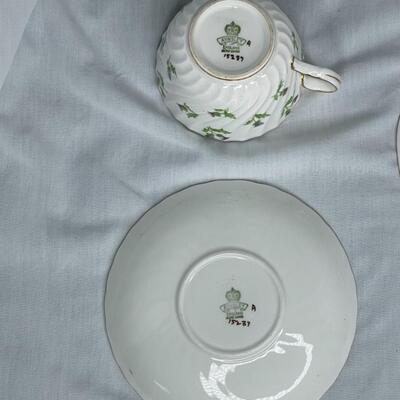 3 Vintage Tea Cups with matching saucers
