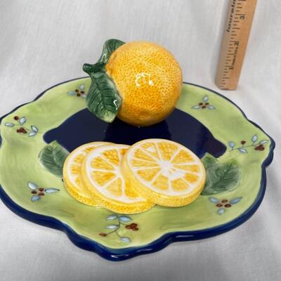 Set of 4 Hanging Plates with Fruit Pieces on each