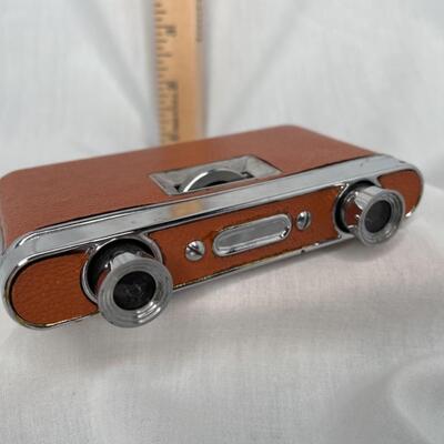 Vintage Compact Pocket Folding Sport Glass Opera Binoculars