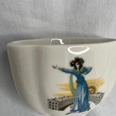 8 silver plated plates, charges, or coasters and English sugar dish and porcelain pitcher