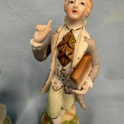 Vintage Porcelain Colonial/Victorian Man and Woman