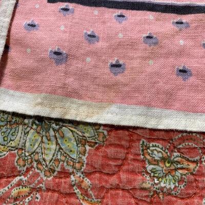 3 vintage MCM tea towels Hardy Craft Original