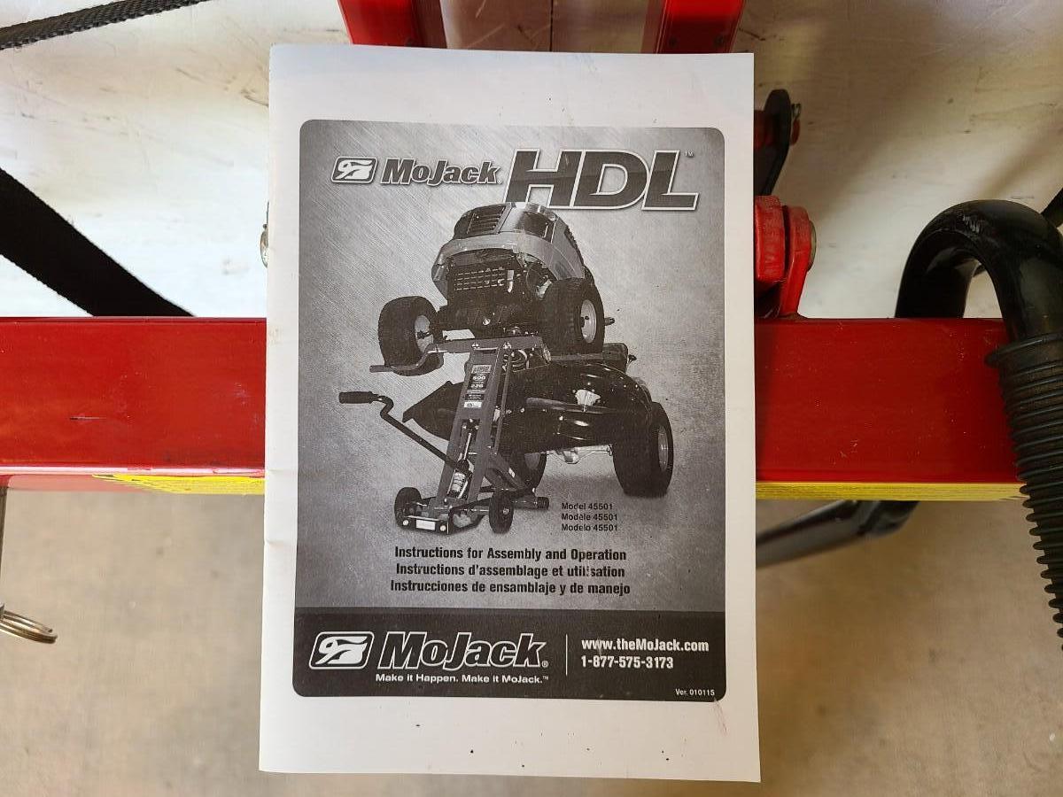 Mojack HDL Hydraulic Mower Lift