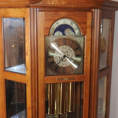 Ridgeway Grandfather Clock with shelves