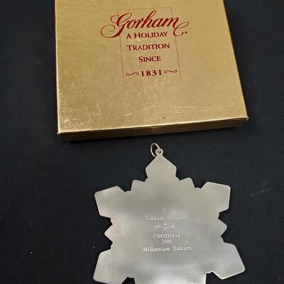 Gorham Sterling Christmas 2000 Snowflake