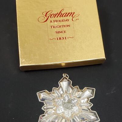 Gorham Sterling Christmas 2000 Snowflake
