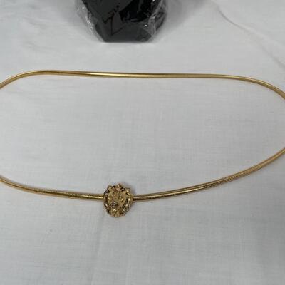 Belt, 2 necklaces,Black Necklace Holder