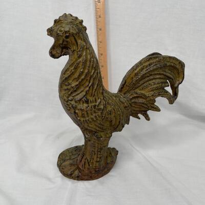 Weathered look Green Iron Chicken