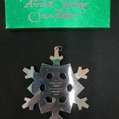 1989 Gorham Sterling Snowflake