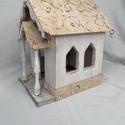 Miniature Church/School House  with a Tin Roof