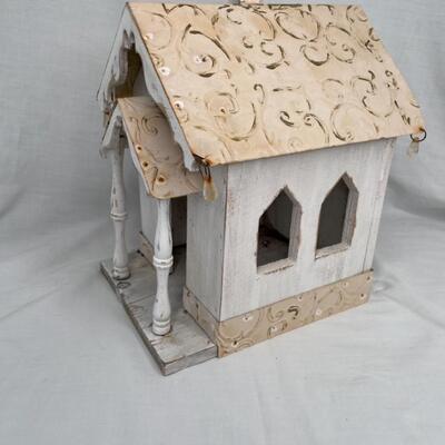 Miniature Church/School House  with a Tin Roof