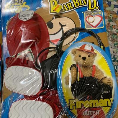 Fiber Craft Bear Blvd Outfits x 3 NEW