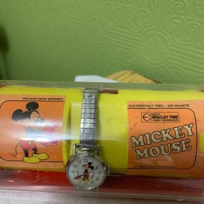 VintageBradley  Mickey Mouse watch