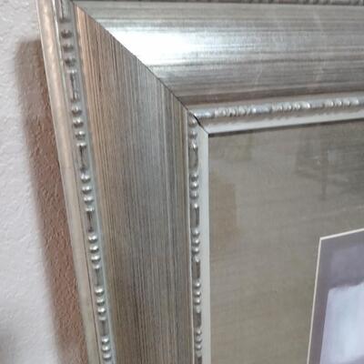 LOT 33 TWO FRAMED ABSTRACT PICTURES