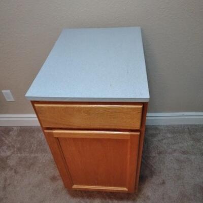 LOT 74 KITCHEN CABINET ON CASTERS