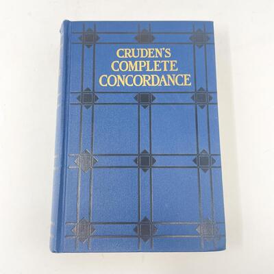 1930 CRUDENâ€™S COMPLETE CONCORDANCE HARDBACK BOOK