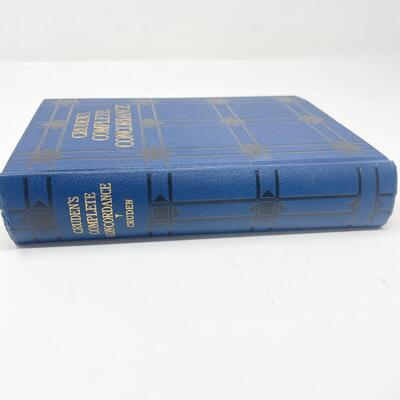 1930 CRUDENâ€™S COMPLETE CONCORDANCE HARDBACK BOOK