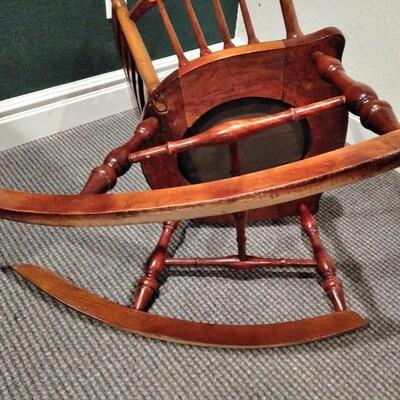 LOT 9 ANTIQUE ROCKING CHAIR 120 + YEARS OLD