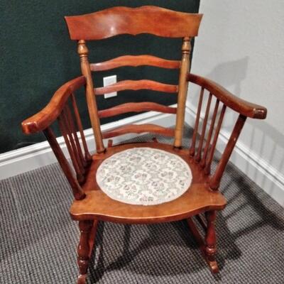 LOT 9 ANTIQUE ROCKING CHAIR 120 + YEARS OLD