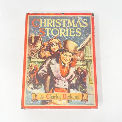 1940 â€œCHRISTMAS STORIES BY CHARLES DICKENSâ€ HARDBACK BOOK