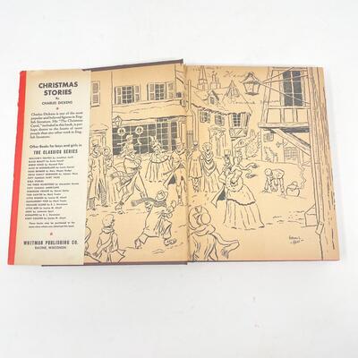 1940 â€œCHRISTMAS STORIES BY CHARLES DICKENSâ€ HARDBACK BOOK