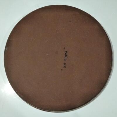 LOT 88 CLAY  POTTERY PLATTER 