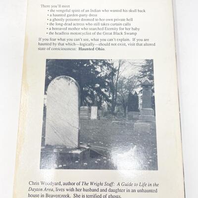 1991 â€œHAUNTED OHIOâ€ BY CHRIS WOODYARD PAPERBACK BOOK