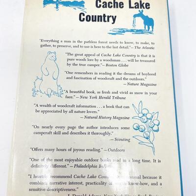 1959 â€œCACHE LAKE COUNTRY: WILDERNESS EDITIONâ€ BY JOHN J. ROWLANDS HARDBACK BOOK