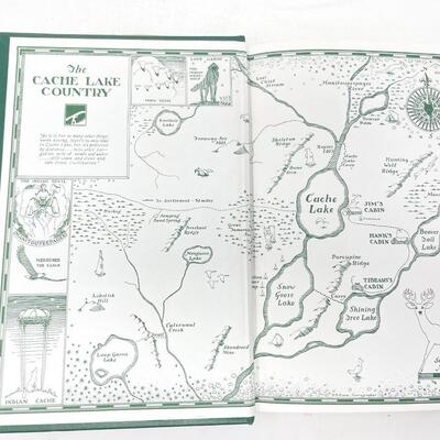 1959 â€œCACHE LAKE COUNTRY: WILDERNESS EDITIONâ€ BY JOHN J. ROWLANDS HARDBACK BOOK
