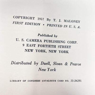 *FIRST EDITION* 1958 â€œU.S. CAMERAâ€ HARDBACK PHOTOGRAPHY BOOK