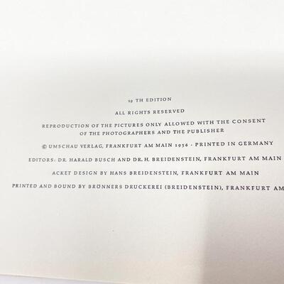 1956 â€œGERMANYâ€ HARDBACK PHOTOGRAPHY BOOK