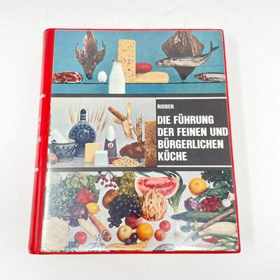 1960 â€œDIE FÃœHRUNG DER FEINEN UND BÃœRGERLICHEN KÃœCHEâ€ GERMAN HARDBACK COOKBOOK