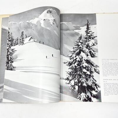 *FIRST EDITION* 1960 â€œSKI AND SNOWâ€ BY RAY ATKESON LARGE HARDBACK BOOK