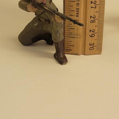 Lot 7: Vintage (3) Toy Soldiers made in Mexico