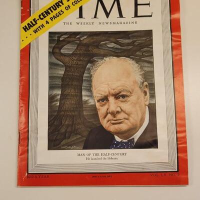 Lot 15: Jan. 2, 1950 Man of the Half Century TIME Magazine