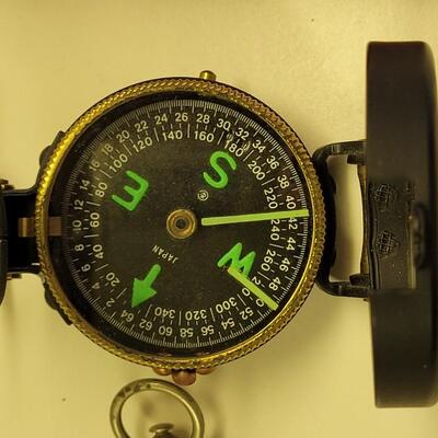 Lot 20: Vintage Engineer Compass and a 1915 Mason-Taylor Meradial Compass