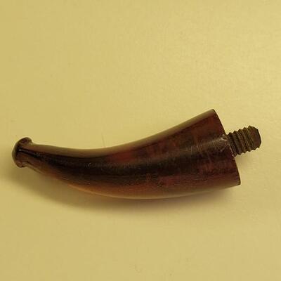 Lot 21: Antique 1903 Carved US Military Academy Sterling & Wood Pipe marked JM in Original Case