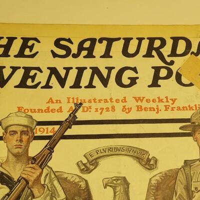 Lot 23: 1912 & 1914 The Saturday Evening Post